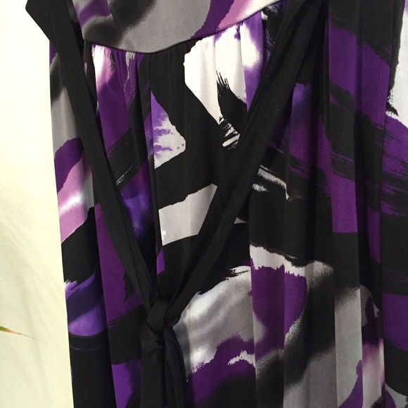 Long Purple Party Dress Formal - Picture 6 of 6